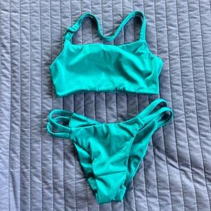 Shimmy and Sparkle Pole Set - Rio Shorts and Bondi Beach top